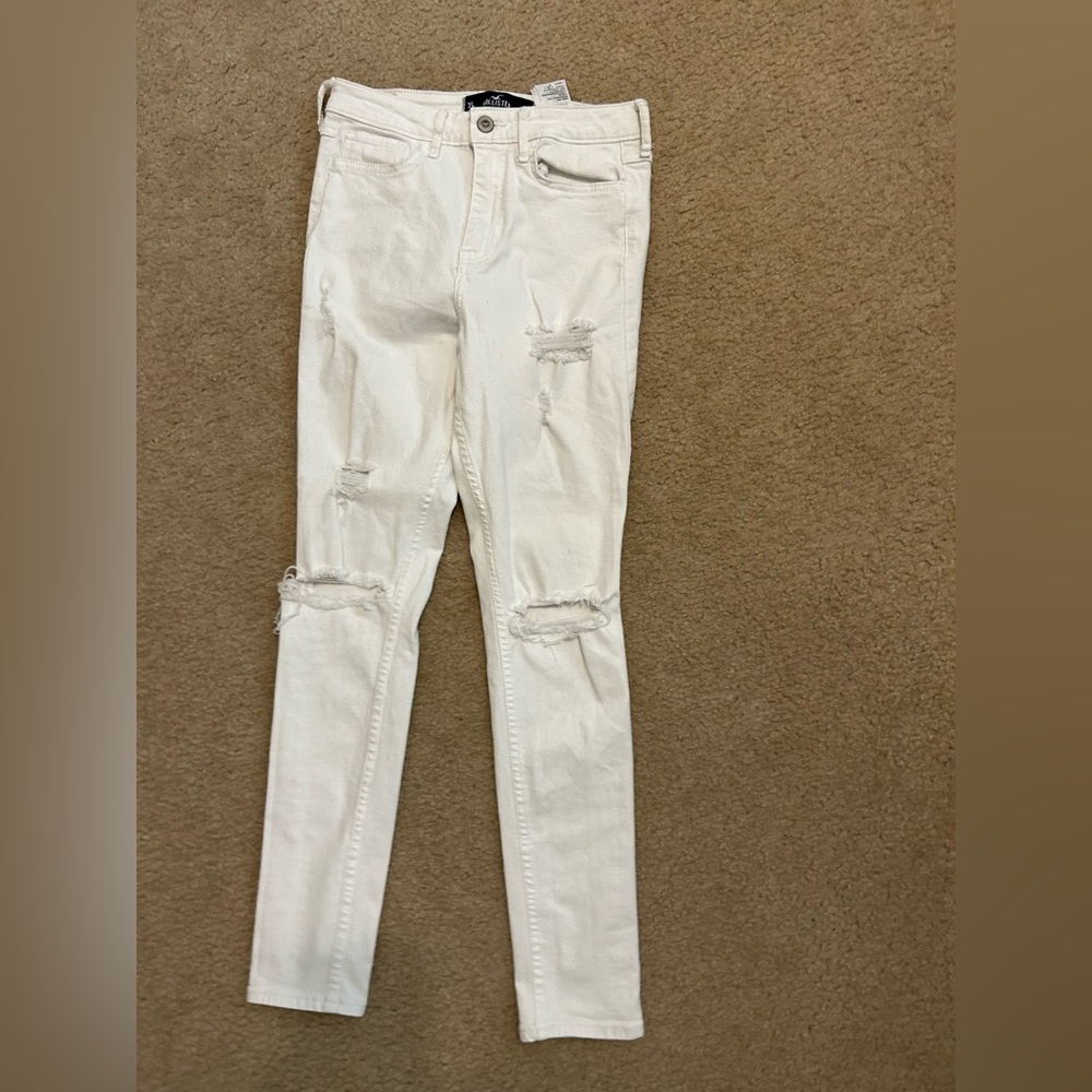 Hollister White Denim Jeans